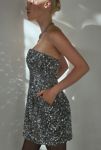 Thumbnail View 4: Bardot Sequin Velour Fit-And-Flare Mini Dress