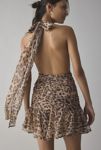 Thumbnail View 2: Bardot Mave Leopard Print Halter Neck Mini Dress