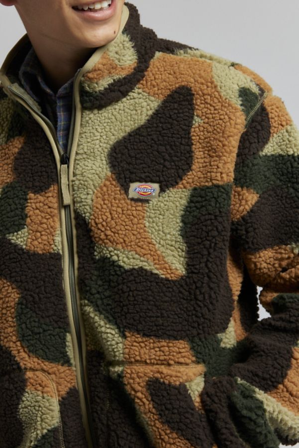 Slide View: 5: Dickies Allover Print Fleece Full Zip Jacket