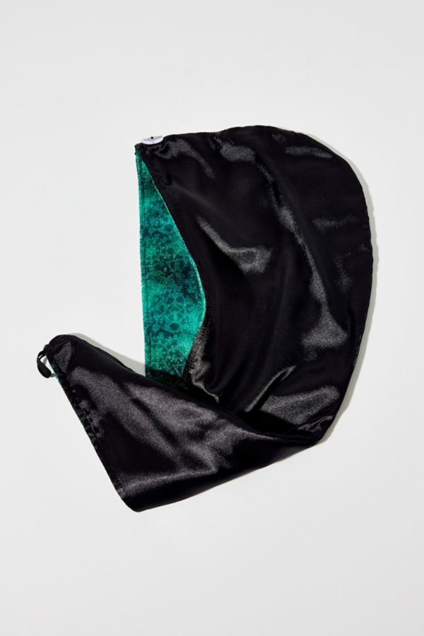 Slide View: 1: Conair X Wicked 2-In-1 Reversible Satin Hair Wrap & Microfiber Towel