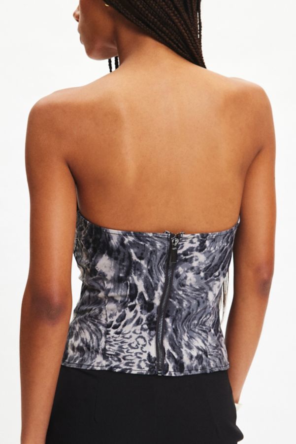 Slide View: 4: Silence + Noise Jessa Printed Tube Top