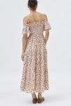 Thumbnail View 4: Kiss The Sky Rose Print Cold Shoulder Maxi Dress