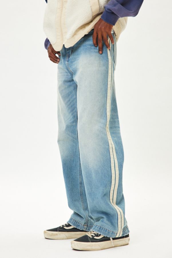 Slide View: 1: BDG Baggy Skate Fit Side Stripe Jean