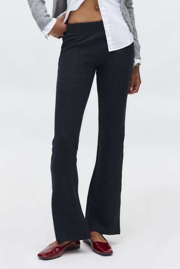 Slide View: 2: UO Farrah Knit Kick Flare Pant