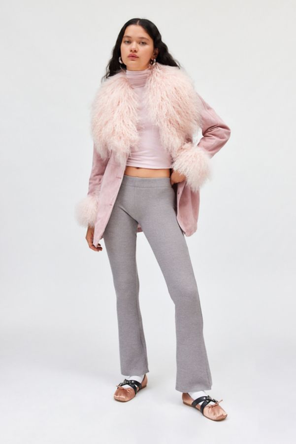 Slide View: 1: UO Farrah Knit Kick Flare Pant