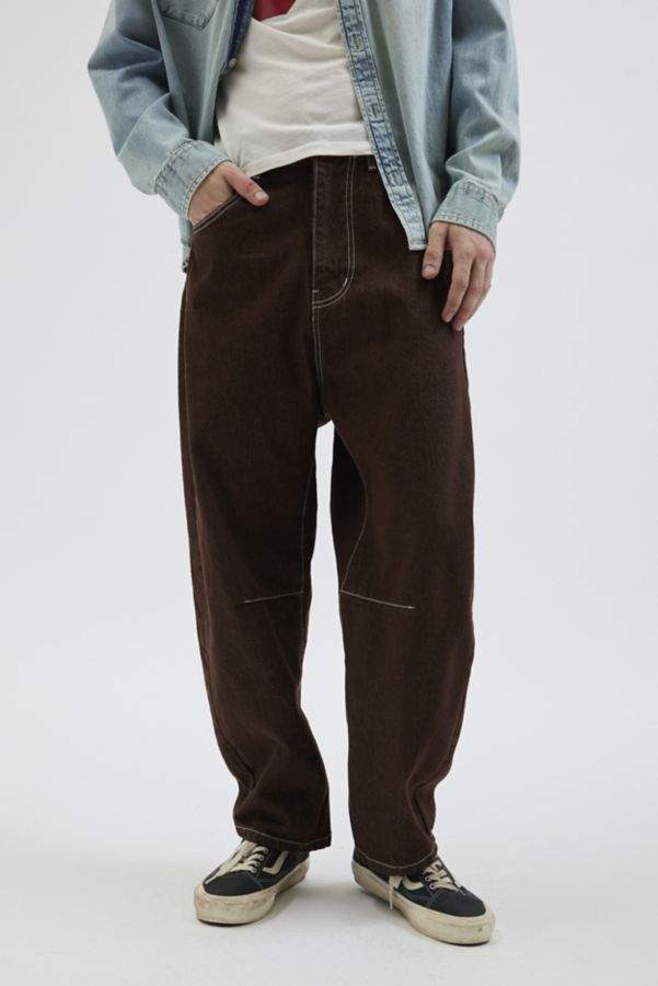 Slide View: 1: BDG Overdyed Baggy Barrel Jean