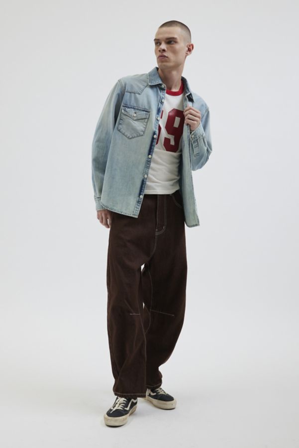 Slide View: 3: BDG Overdyed Baggy Barrel Jean