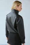 Thumbnail View 4: Silence + Noise Chloe Faux Leather Bomber Jacket