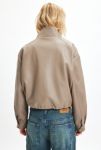 Thumbnail View 4: Silence + Noise Chloe Faux Leather Cropped Bomber Jacket