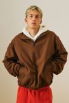 Thumbnail View 1: UO Howard Mini Plaid Quarter Zip Mock Neck Pullover Jacket