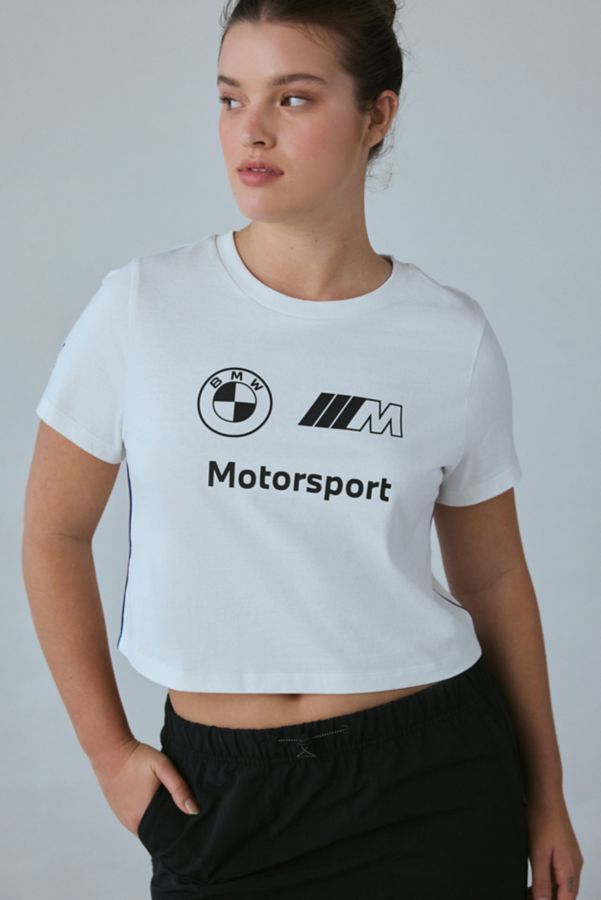 Slide View: 1: Puma X BMW M Motorsport Graphic Side Stripe Baby Tee