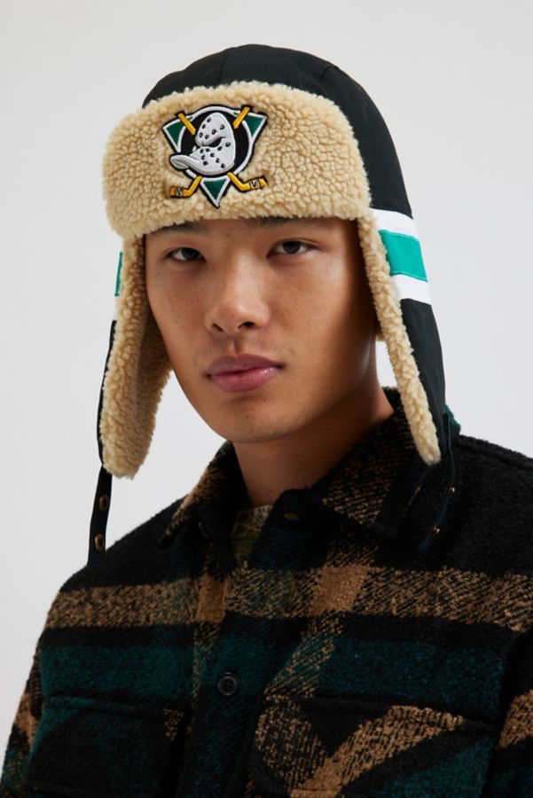 Slide View: 1: Chapeau Trappeur Cold Break LNH Anaheim Ducks de Mitchell & Ness