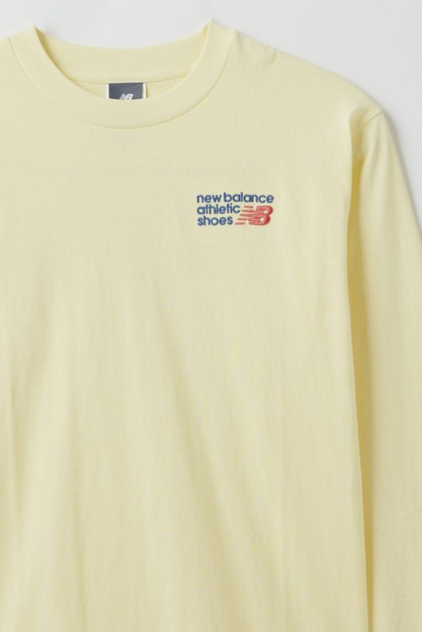 Slide View: 2: New Balance Athletics Embroidered Long Sleeve Tee