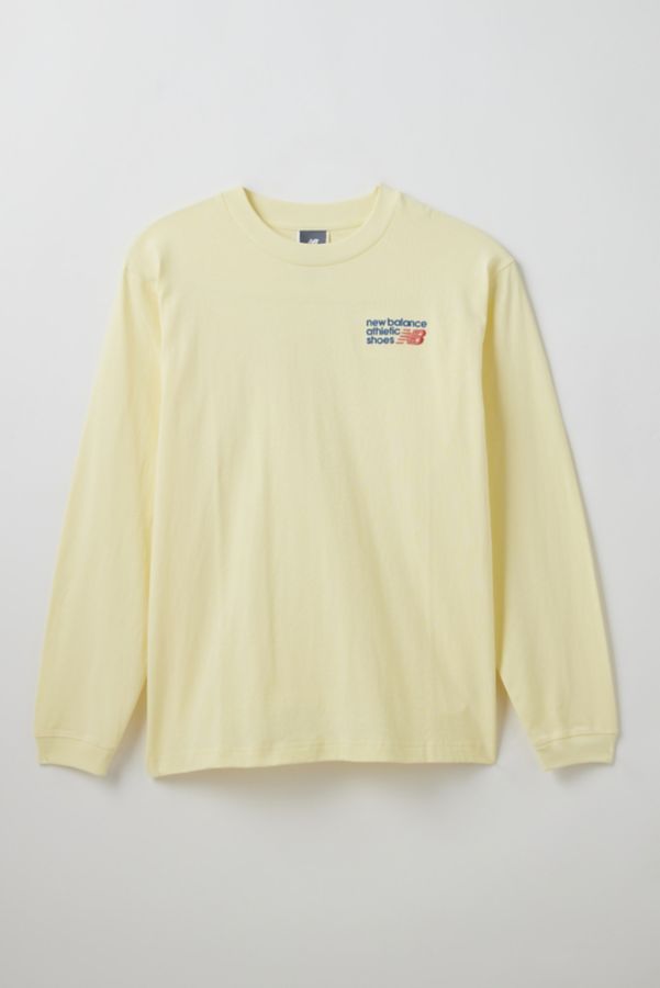 Slide View: 1: New Balance Athletics Embroidered Long Sleeve Tee