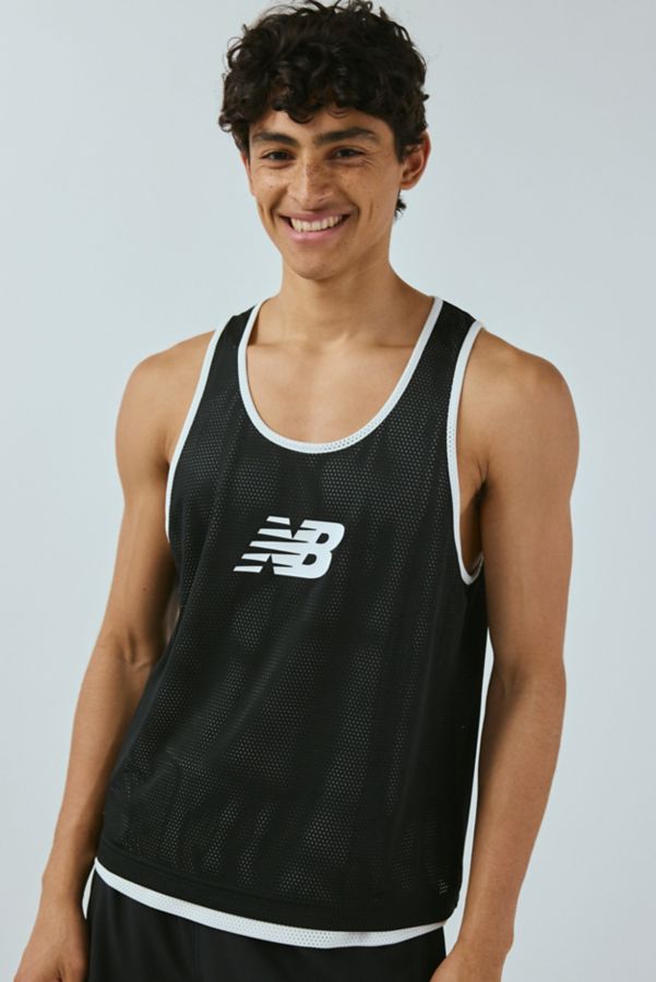 Slide View: 1: New Balance Reversible Mesh Jersey Tank Top