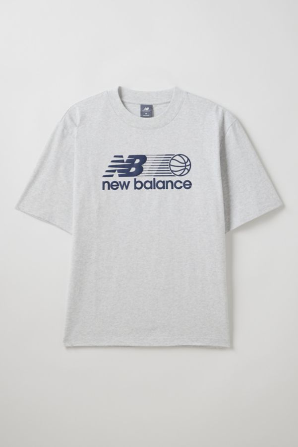 Slide View: 1: New Balance Hoops Graphic Tee