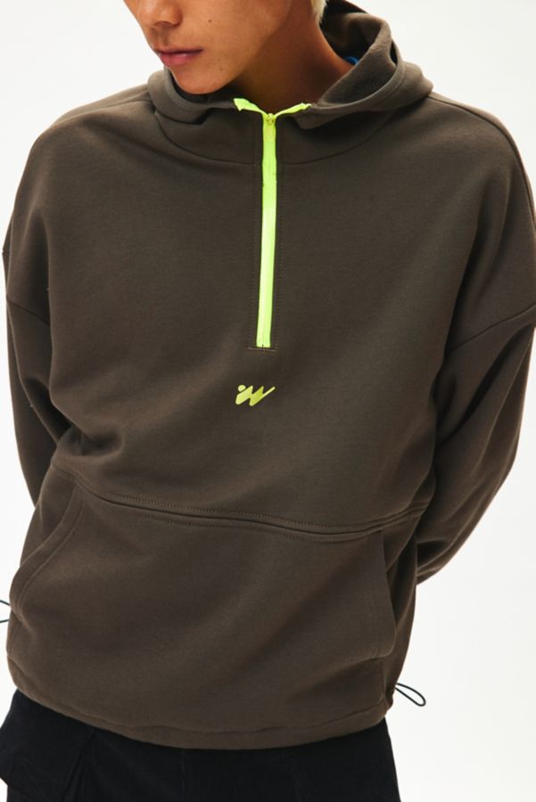 Slide View: 4: Without Walls Tech Fleece Anorak Hoodie Sweatshirt