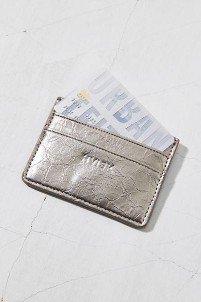 HVISK Shiny Metallic Cardholder Wallet