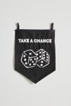 Thumbnail View 2: Take A Chance Embroidered Flag Tapestry