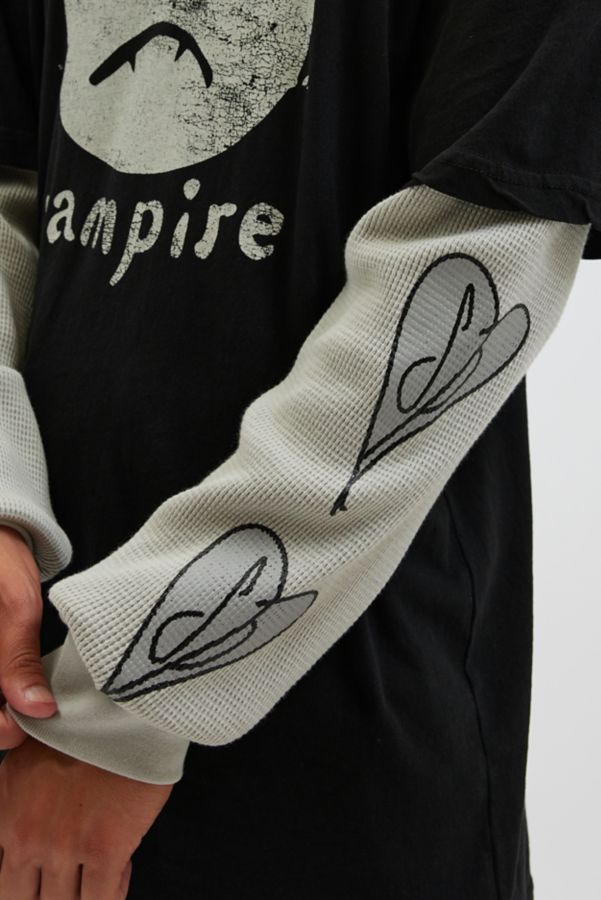 Slide View: 6: Smashing Pumpkins Double Layer Long Sleeve Tee