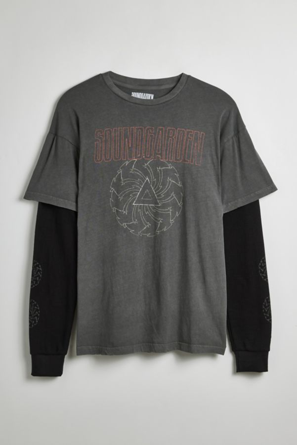 Slide View: 1: T-shirt Thermique à Manches Longues Double Couche Soundgarden