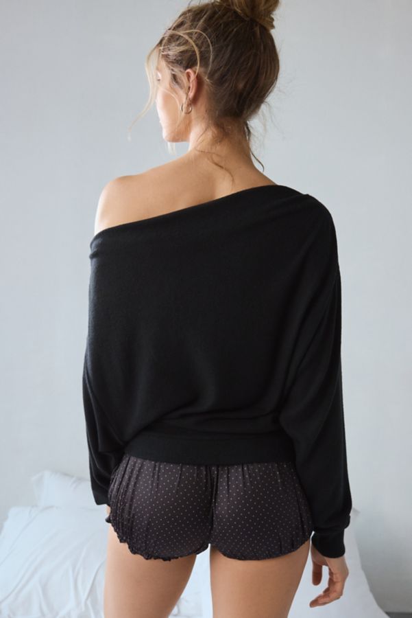 Slide View: 4: Out From Under Clarity Cozy Knit Off-The-Shoulder Top