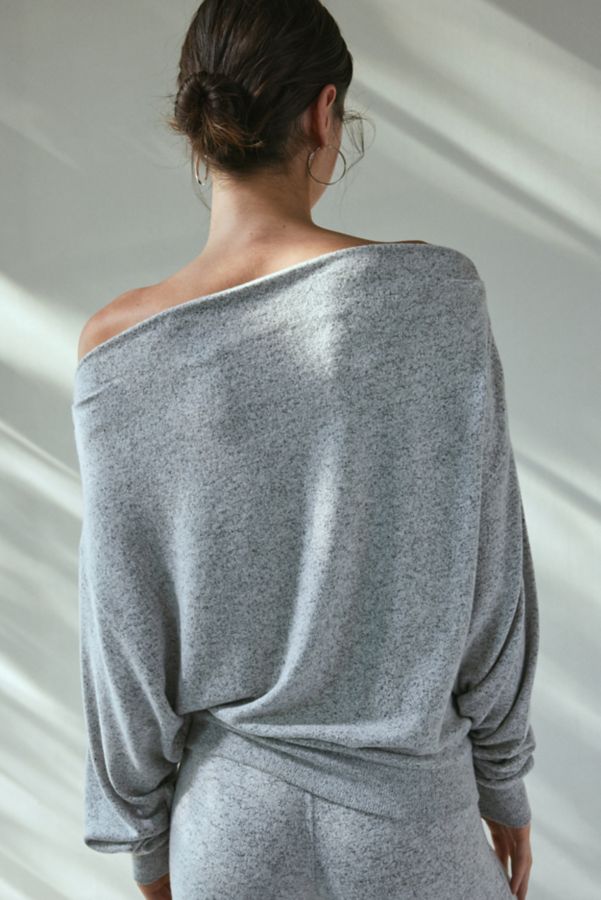 Slide View: 4: Out From Under Clarity Cozy Knit Off-The-Shoulder Top