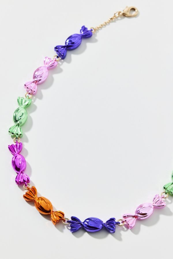 Slide View: 3: Betsey Johnson Candy Collar Necklace