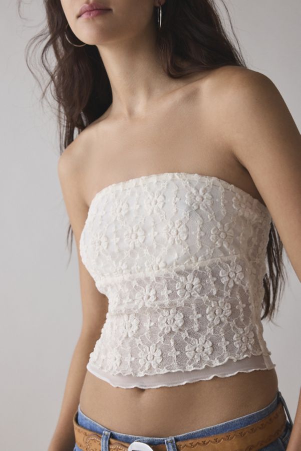 Slide View: 3: Kimchi Blue Kori Lace Tube Top