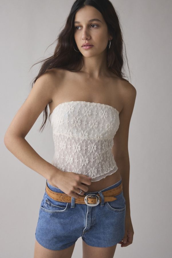 Slide View: 1: Kimchi Blue Kori Lace Tube Top