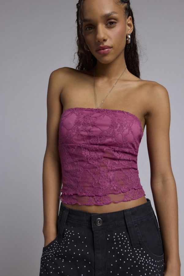 Slide View: 1: Kimchi Blue Kori Lace Tube Top