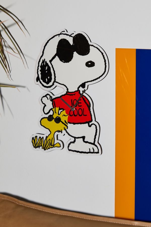 Slide View: 1: Horloge Murale Snoopy Joe Cool Peanuts