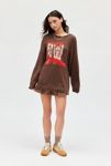 Thumbnail View 1: BDG Stella Cowboy Boot Graphic Distressed Pullover Sweater