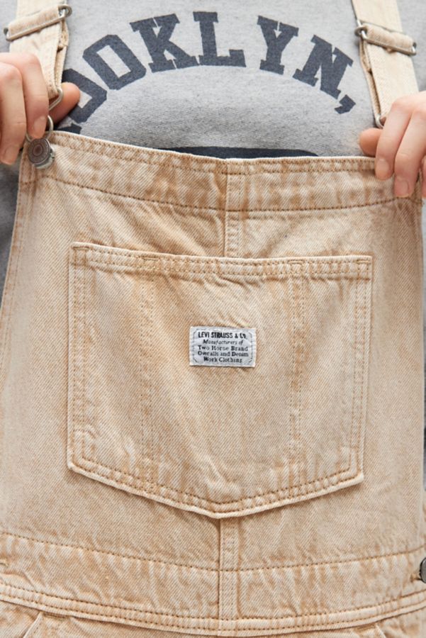 Slide View: 2: Levi's® Full Length Baggy Khaki Overall