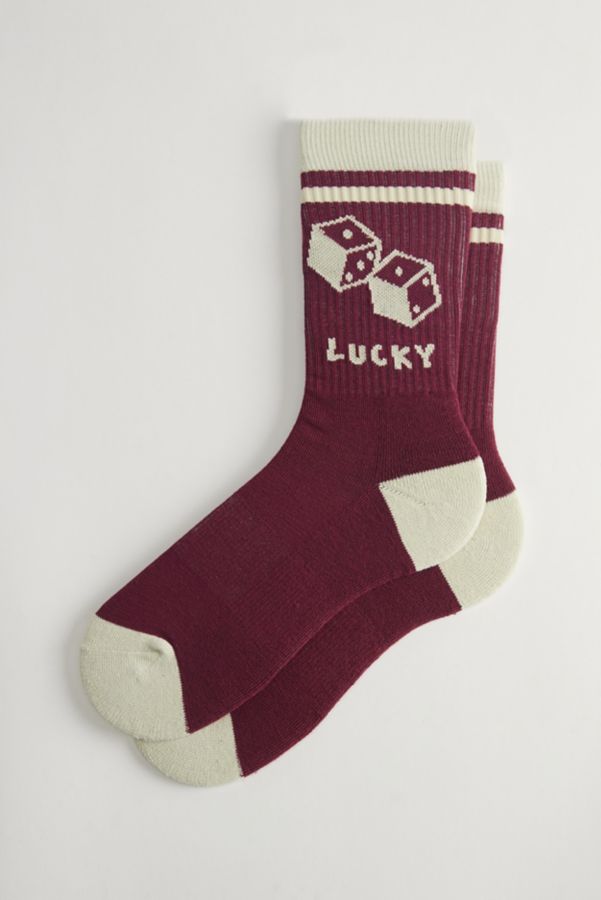 Slide View: 1: Chaussettes d'Équipage Lucky Dice