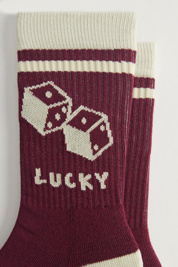 Slide View: 2: Chaussettes d'Équipage Lucky Dice