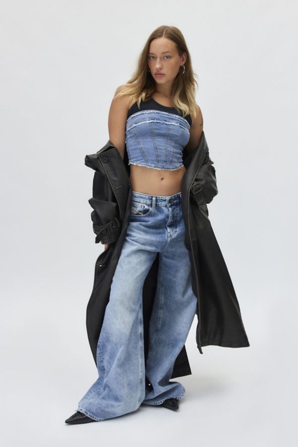 Slide View: 2: Ecote Kate Denim Tube Top