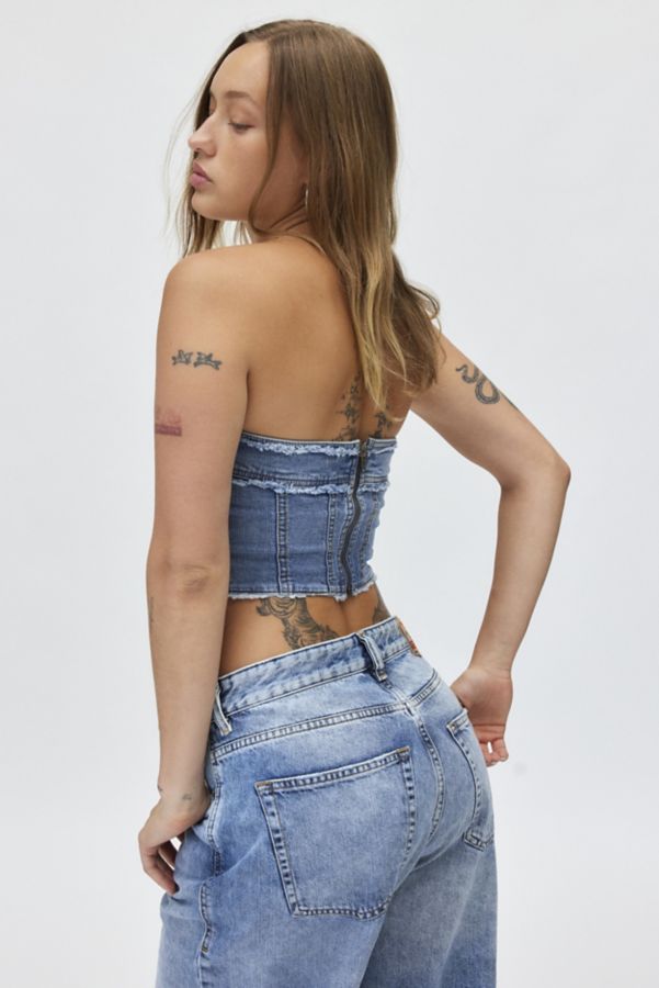 Slide View: 3: Ecote Kate Denim Tube Top