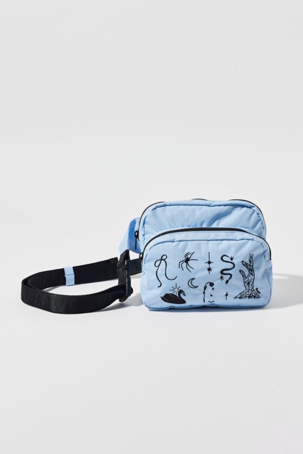 Slide View: 2: BAGGU Embroidered Ballet Icons Fanny Pack