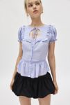 Thumbnail View 2: Kimchi Blue Amerie Keyhole Ruffle Peplum Blouse