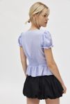 Thumbnail View 5: Kimchi Blue Amerie Keyhole Ruffle Peplum Blouse