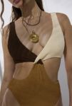 Thumbnail View 2: It’s Now Cool The Vee Earth Crimp One-Piece Swimsuit