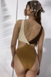 Thumbnail View 5: It’s Now Cool The Vee Earth Crimp One-Piece Swimsuit