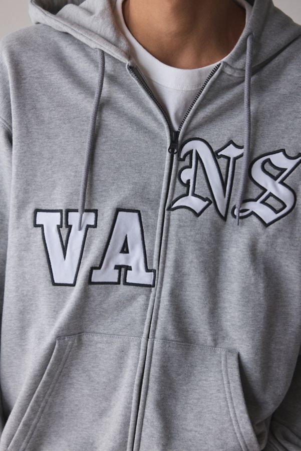 Slide View: 5: Vans Split Logo Zip-Up Hoodie Sweatshirt