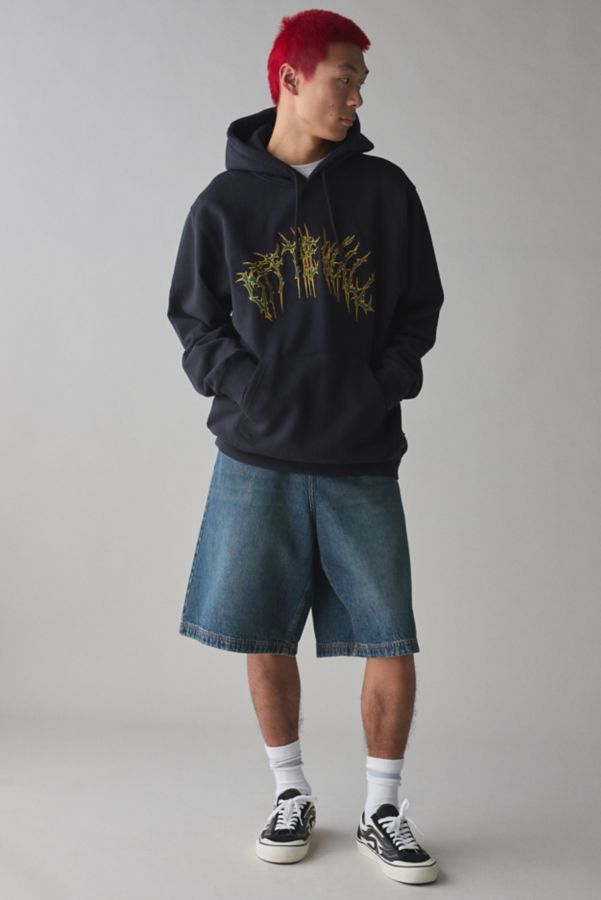 Slide View: 2: Vans Metal Arch Logo Graphic Hoodie Sweatshirt