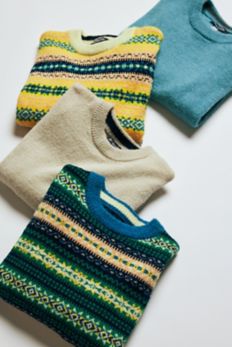 Slide View: 6: UO Hudson Fair Isle Crew Neck Sweater