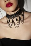 Thumbnail View 1: Collier Ras-de-Cou Clarice en Dentelle Dégoulinante