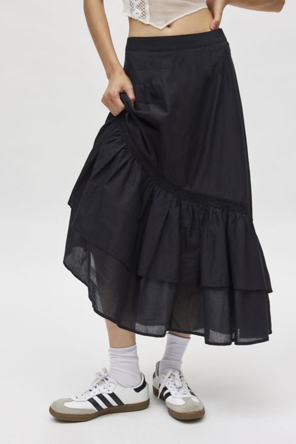 Slide View: 2: Kimchi Blue Alia Asymmetrical Maxi Skirt