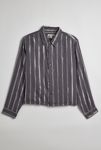 Thumbnail View 2: UO Shiny Striped Party Button-Down Shirt