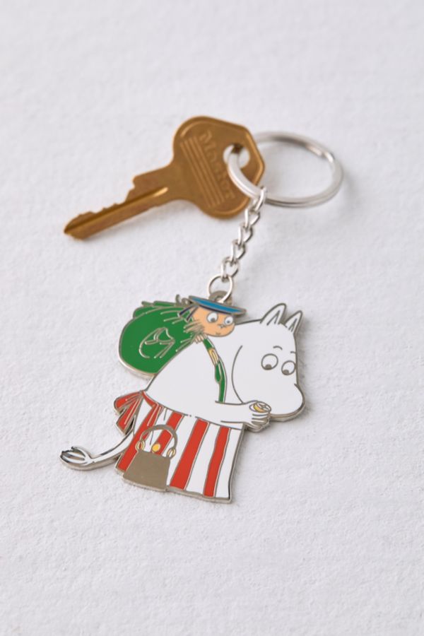 Slide View: 1: Moomin Enamel Keychain